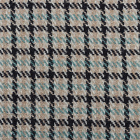 Tissu en tweed pied-de-poule teint en fil 100 % laine de haute qualité, écologique et biologique, pour costume/robe/manteau/veste