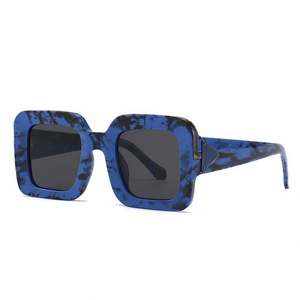 Gafas de Sol Cuadradas Extra Grandes para Hombre, Diseño Retro 2022, Color Negro y Rojo, Protección UV400 - Product Image 6