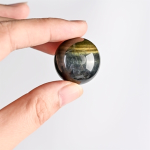 Offre Spéciale – Mini Sphère Naturelle Œil de Tigre Jaune – Pierre de Guérison Énergétique en Cristal pour la Décoration - Product Image 3
