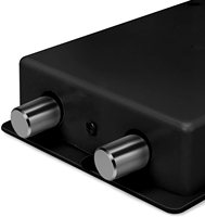 Mini Digitaler Versteckter Geldtresor mit Schlüsselschloss Elektronisches Schloss Batteriebetrieben Kaltgewalzter Stahlkonstruktion für Heim- und Büronutzung