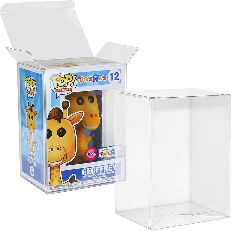 En stock PET PVC 0,5mm Funko Pop 4 pulgadas Funko Pop Protector Case