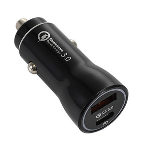 Chargeur de voiture double USB 12-36V à charge rapide avec port Type C et USB pour téléphone - Product Image 2