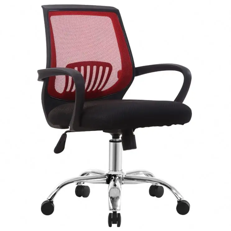 Silla ergonómica ajustable para oficina, silla ejecutiva de oficina de malla con ruedas de bloqueo, superventas