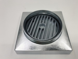 Made in China Electroplated Chrome Tile Plug-in Bathroom Invisible Floor <strong>Drain</strong> square Coppery Floor <strong>Drain</strong> Exported Australia - Product Image 4