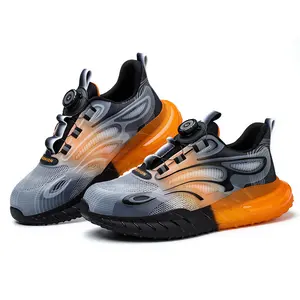 2023 China Marca Alta qualidade Construção Trabalho Calçado Protetor Leve Europeu Sport Steel Toe Moda Sapatos De Segurança