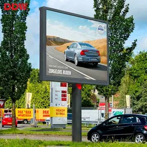 Haute luminosité P5 P6 P8 P10 RVB panneau d'affichage LED polychrome écran d'affichage LED extérieur étanche pour la publicité de rue