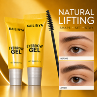 Gel Sourcils Transparent Personnalisé OEM ODM avec Logo, Mascara Sourcils Naturel, Fixateur de Sourcils Longue Durée, Vente en Gros, Fournisseur en Vrac, Cosmétique Marque Privée