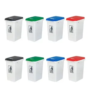 20L 30L 50L plastic waste bin guaranteed quality household waste bin hotel small trash can dust bin