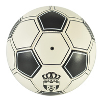 Ballon de football en PVC cousu à la machine, taille 5, personnalisé, classique, durable, haute rétention d'air