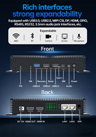 Boîtier de calcul en périphérie industriel, Wifi6 double bande, 1000M, Rockchip RK3576, LPDDR5 8 Go, EMMC 128 Go, 8K, système d'exploitation Linux, Android 14, boîte de calcul en périphérie IA