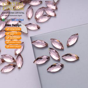 Strass en verre fabriqués en Autriche 2201 Forme marquise 14 facettes Dos plat Étuis de téléphone Housses de tablette Bracelets de montre intelligente Sans fil - Product Image 2