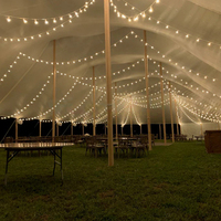Tente de réception de luxe pour événements extérieurs, grande tente blanche pour mariages, 20x30, 20x40, 50x30, pour 200, 300, 500, 800 personnes.