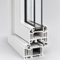 Fenêtre à double vitrage en PVC, design moderne, économie d'énergie, haute qualité, insonorisée, étanche, fenêtres PVC personnalisées pour la maison
