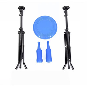 Ensemble de jeu de frappe et de lancer de disques volants pour l'entraînement, cible portable pour la famille, pour l'extérieur, la pelouse, le jardin, avec bouteille - Product Image 2