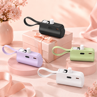 Mini Power Bank 5000 mAh à branchement direct, chargeur portable pour usage quotidien, cadeau promotionnel, cadeau d'affaires