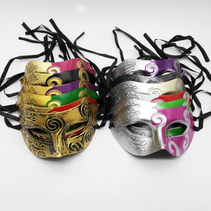 Topeng Mata Plastik Keras Model Ukiran untuk Pesta Halloween, Natal, Wisuda, dan Pesta Topeng - Grosir - Product Image 1