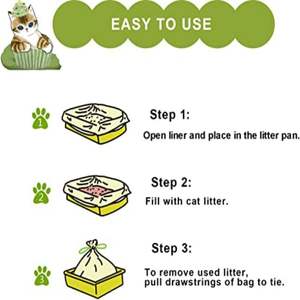 Tas Kotoran Kucing Praktis Tas Toilet Kucing Kotak Kotoran Kucing Tebal Tas Kotak Sampah Kebersihan Elastis Persediaan Hewan Peliharaan Anak Kucing - Product Image 5