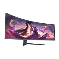 Monitor Gaming Curvo OLED de 49 Pulgadas, 4K 5K 165Hz, Súper Ancho 32:9, Sin Marco, con Altavoces, para Hogar, Oficina y Negocios, OEM ODM