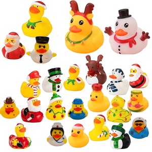 QS New Arrival Mini Cute Animal Toys Kids Christmas Theme <b>Small</b> Size <b>Blind</b> Box Lovely Duck Toys for Baby Bathing Playmate Gift - Product Image 1
