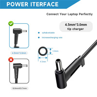 Cargador de CA de repuesto para Asus Laptop Charger 19V 3.42a 65W Adaptador de corriente para computadora portátil