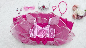 Rosa niñas princesa vestidos carnaval Cosplay Navidad Halloween cumpleaños fiesta vestido película muñeca disfraz trajes - Product Image 4