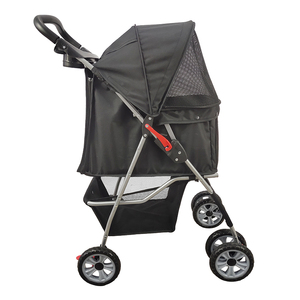 Cochecitos plegables de lujo <span class=keywords><strong>para</strong></span> mascotas <span class=keywords><strong>para</strong></span> perros, coches, andador, vagón, carrito, jaula/Sistema de viaje al aire libre - Product Image 4