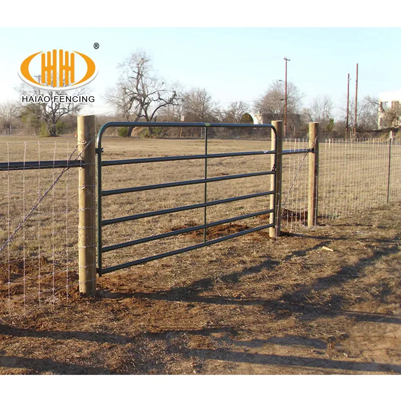 Wholesale Hot Sale Cattle / Livestock Panels Farm Fence 5 Bar Gate