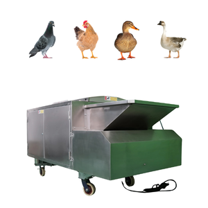 MD型鸡烫毛脱毛机，带泵、PLC、齿轮箱、发动机，380V，高生产率600bp/h，核心部件轴承 - Product Image 2