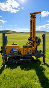 새로운 중국산 디젤 엔진 물 우물 드릴링 장비 기계 200m 회전 펌프 목표 200m 드릴링 깊이 건설 모바일 - Product Image 3