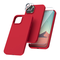Housse en silicone pour téléphone portable en microfibre de qualité supérieure étui en silicone liquide d'origine pour iPhone 13 14 15 16 Pro Max