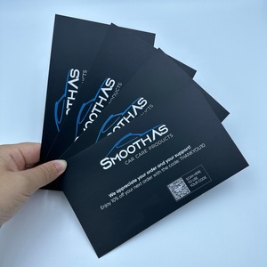 Riutilizzabile personalizzato peso massimo personalizzato 140x100mm 300gsm lucido laminazione capelli castani gioielli per la cura della pelle grazie Shopping Card - Product Image 2