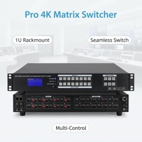 Adaptador Hardrock Metal para Switcher con Soporte 4K60Hz y Entrada/Salida 2.0 para Señales de Video HD Digitales