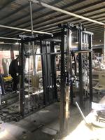 ZY- Smith Machine Functional Trainer Power Rack avec Crossover par Câble, Multi-Gym, Équipement de Fitness à Domicile, Système d'Entraînement Tout-en-un