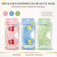Masker Gel Kompres Panas Dingin, Masker Mata Motif Buah dan Bunga yang Lucu untuk Mengatasi Mata Bengkak dan Kelelahan, Logo Pola Kustom