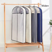 Housse de vêtement en tissu non tissé blanc de haute qualité, anti-poussière, pour vêtements suspendus
