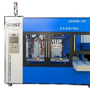 Automatic terminal welding and height detection machine
