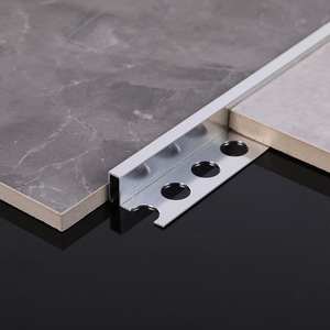 Profilo Decorativo in Lega di Alluminio per <span class=keywords><strong>Piastrelle</strong></span>, Bordo e Angolo in Metallo, Stile Moderno Minimalista - Product Image 3
