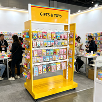 Présentoirs Pop-up, Étagères Double Face pour Minimarché, Accessoires de Présentation de Produits pour Magasins, Gondoles Métalliques pour Supermarché