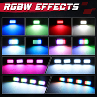 Nouveau kit d'éclairage LED RGBW pour véhicule, 4 pods LED avec application et télécommande, étanche IP68, en plastique, Plug & Play pour camions