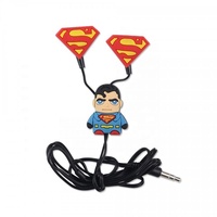 Écouteurs intra-auriculaires Marvel Avengers Iron Man/Captain America, filaires 3,5 mm, écouteurs de dessin animé