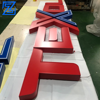 Letrero Luminoso LED para Exteriores con Logotipo de Empresa, Letrero Personalizado para Fachada de Negocio, Letrero Luminoso 3D para Tienda, Letrero Luminoso para Edificio