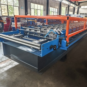 Petit pain trapézoïdal de feuille de toit du métal 750 à grande vitesse de ventes directes d'usine formant la machine pour l'Indonésie - Product Image 6