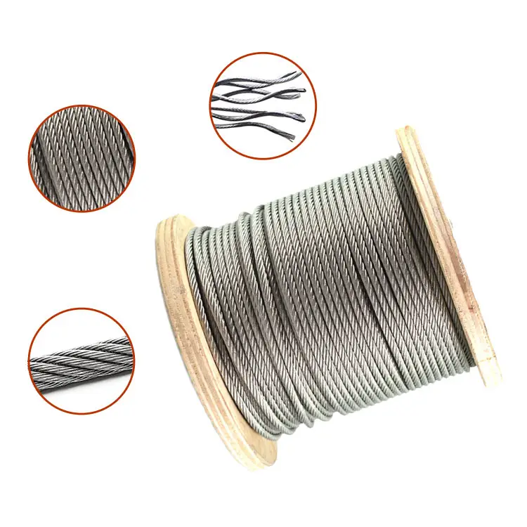 Ltd 1x7 ss corda de fio de aço inoxidável, fio de cabo de fio de aço inoxidável para pesca