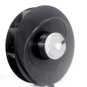 Ventilador Centrífugo R2E280-AE52-05/17 230V 1.0A Motor AC para Refrigeración de Ductos 1500 RPM Aspas Metálicas Plateadas Hecho en Alemania - Product Image 4