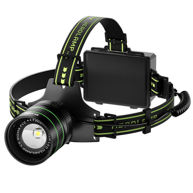 Wholesale Outdoor 60W LED New Long Range Wave Hand Rechargeable Zoomable Powerful Work Light Led Camping Headlamp