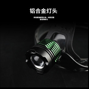 T6 Headlamp Rotatable Zoom Led Rechargeable 2000 Mah Battery For Fishing Outdoor Use - Product Image 4