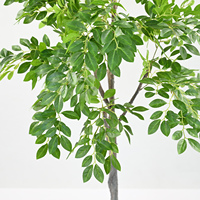 Lebendiger Künstlicher Rosenblattbaum im Topf Großhandel für Einkaufszentren Brautläden Ausstellungsstände Wohnraumdekoration