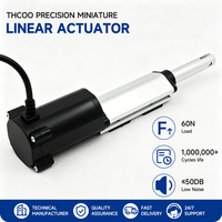Mini-Actionneur Linéaire Tubulaire Vertical Économique à Verrouillage Automatique 65mm 12V 24V avec Boîtier Électrique IP54 3000 pour Vélo Électrique et Ventilateur