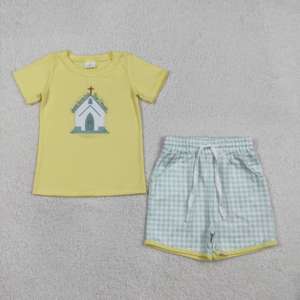 Conjunto de camiseta y pantalones cortos Little Boys Monster Truck, ropa de verano de algodón suave para niños, ropa informal para niños para uso diario/playa/parque infantil - Product Image 6