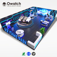 Plateforme autoportante VR Park 9D, dispositif sur pied pour spectacle automobile
